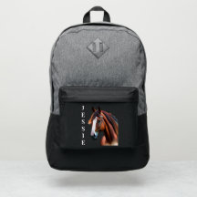 Mochila de caballo personalizada