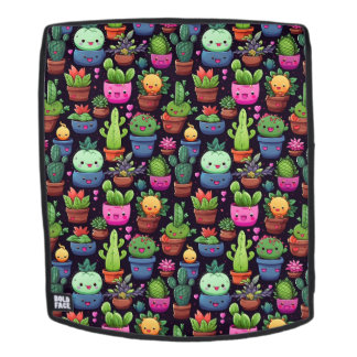 Mochila de Cactus Kawaii #3 Cara