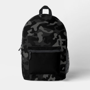 Mochila de camuflaje negro