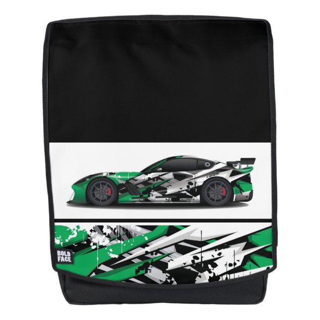 Mochila de cara audaz (Anverso)