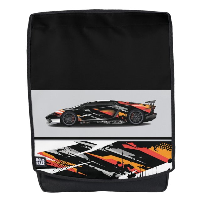 Mochila de cara audaz (Anverso)