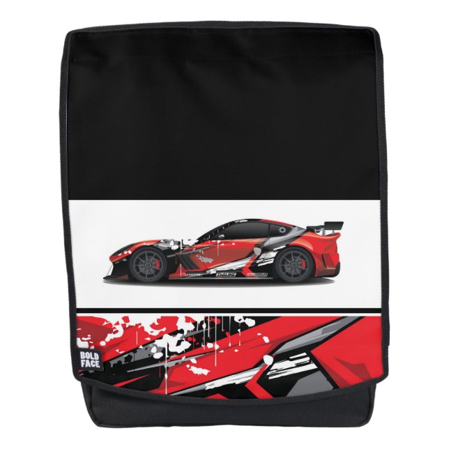 Mochila de cara audaz (Anverso)