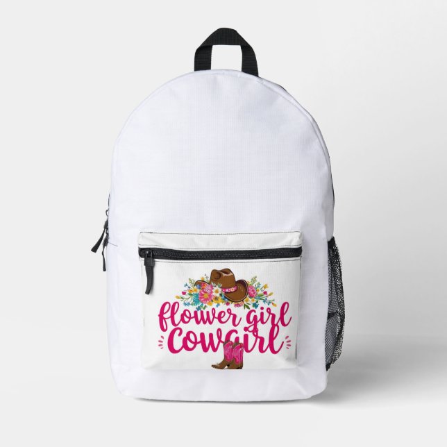 Mochila de chica de Flor Mochila Keepsake (Anverso)