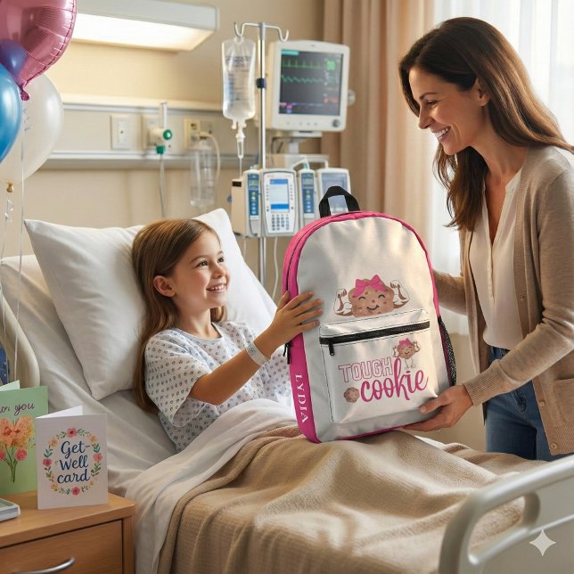 Mochila de cocina dura (Empower someone special with this, "Tough cookie" personalized backpack! )