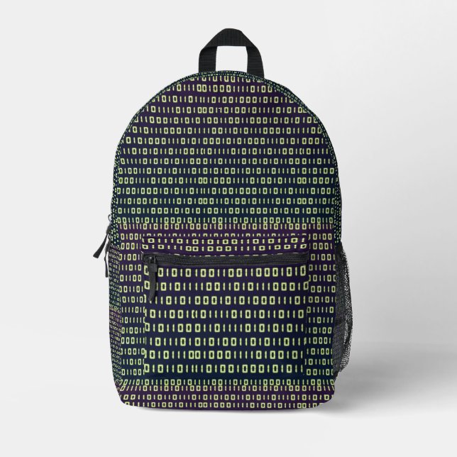Mochila de código binario (Anverso)