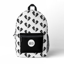 Mochila de corte de corte de impresión de diseño n