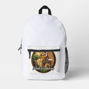 Mochila de corte y costura impresa