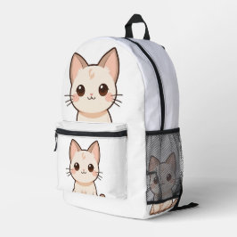 Mochila de diseño de gatos de corte - Elegante y f