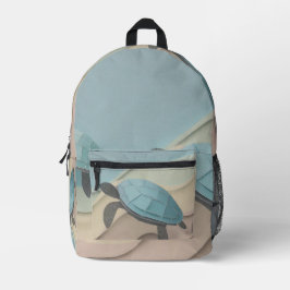 Mochila de diseño de tortugas