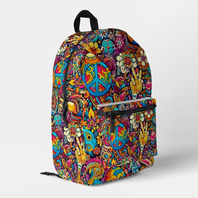 Mochila de diseño Swinging Sixties (Esquina izquierda trasera)
