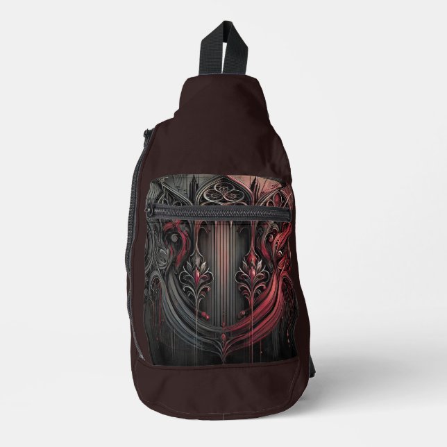 Mochila de estilo artístico gótico (Anverso)