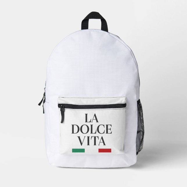 Mochila de estilo italiano La Dolce Vita (Anverso)