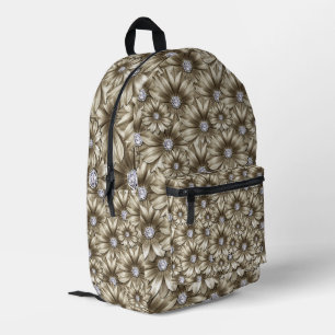 Mochila de flores de diamantes
