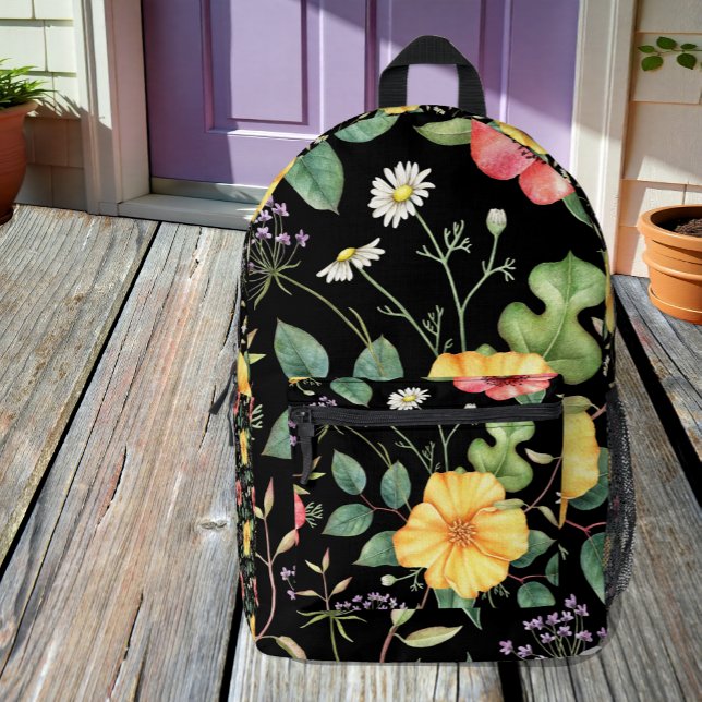 Mochila de flores silvestres de dibujos animados d (Subido por el creador)