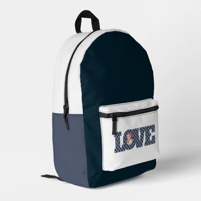 Mochila de fotos de amor (Esquina izquierda trasera)