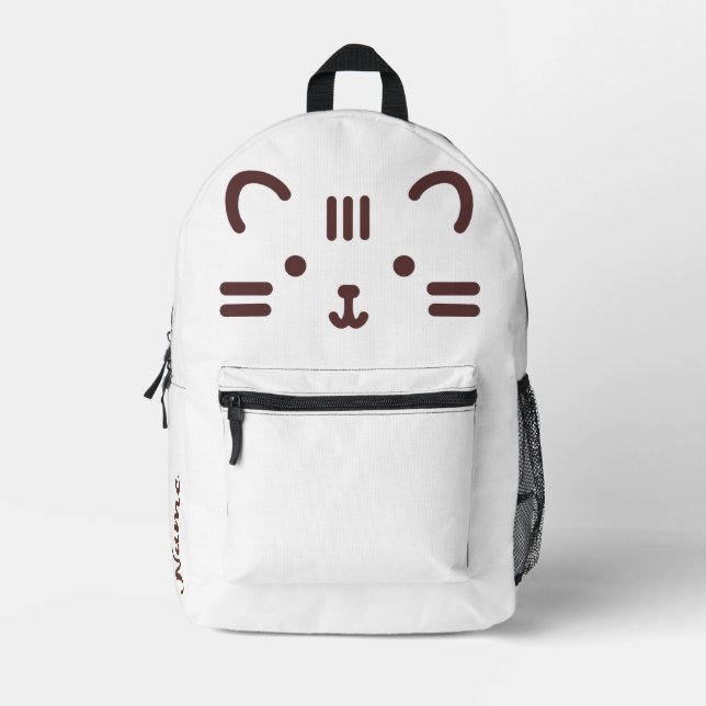 Mochila de gato cúpula - Personalizada con su nomb (Anverso)