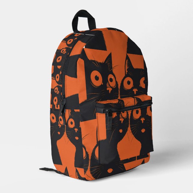 Mochila de gato | Retorno a la bolsa escolar para  (Esquina izquierda trasera)