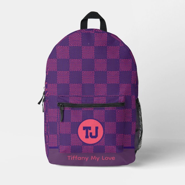 Mochila de Guay Travel Monogramed Pattered (Anverso)