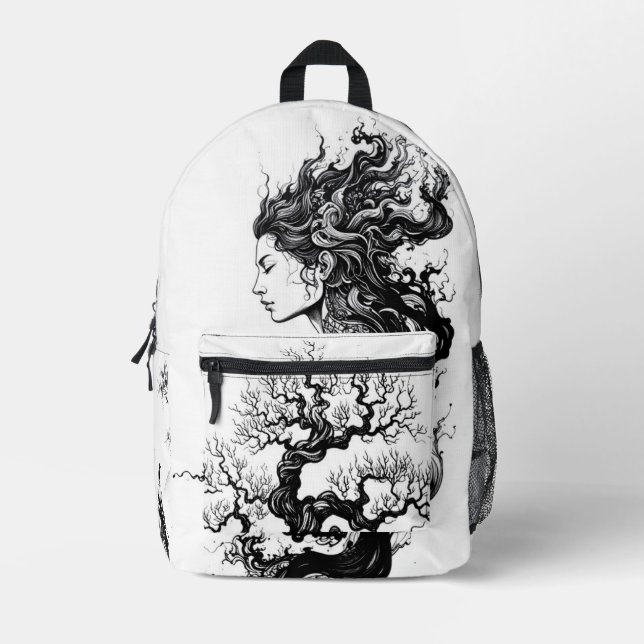 Mochila de impresión completa personalizado (Anverso)