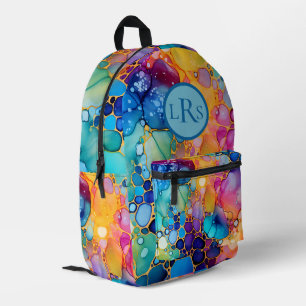 Mochila de impresión de alcohol y burbujas de tint