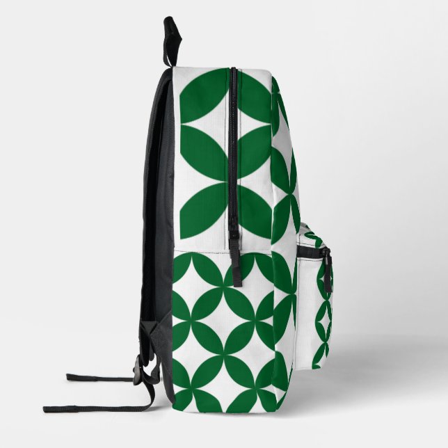 Mochila de impresión de Shippo verde (Izquierda)
