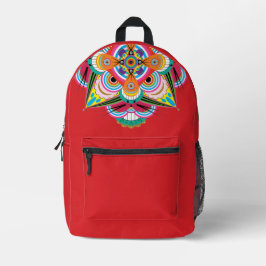 Mochila de impresión general de Tiger Dragon Manda