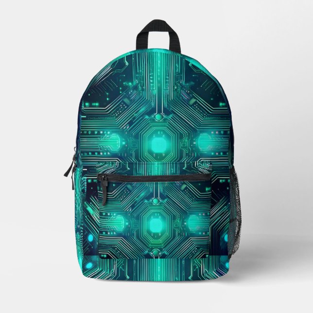 Mochila de inspiración tecnológica para la placa d (Anverso)