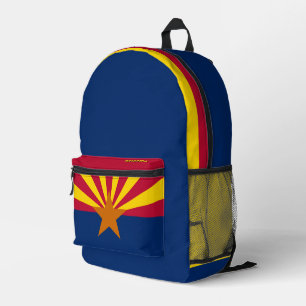 Mochila de la bandera de Arizona, EE. UU., Bolsa a