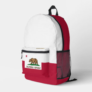 Mochila de la bandera de California, bolsa de EE.