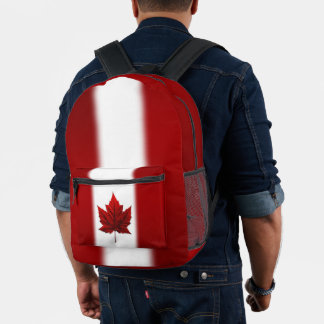 Mochila de la bandera de Canadá Bolsas de recuerdo