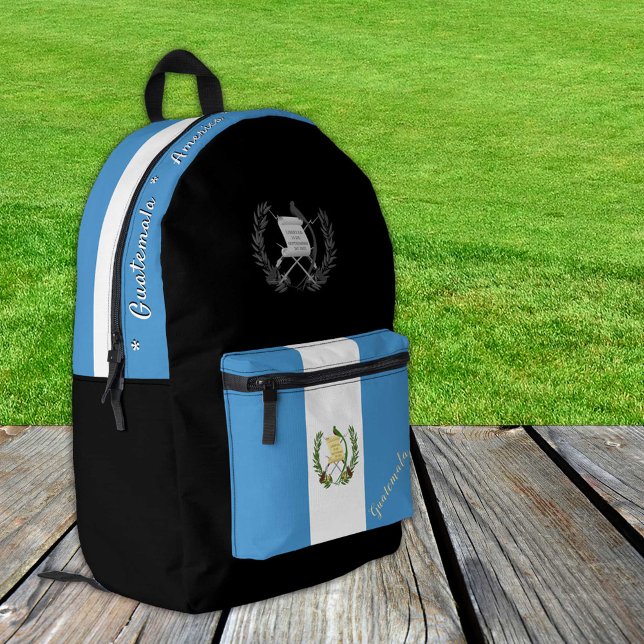 Mochila de la bandera de Guatemala, Guatemala, neg (Subido por el creador)