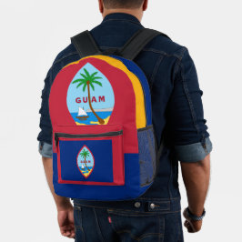 Mochila de la bandera de Guyana, Estados Unidos, B