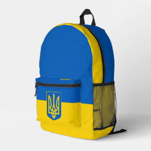Mochila de la bandera de Ucrania, Tryzub y bolsa d