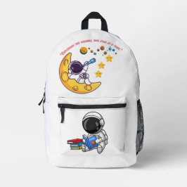Mochila de la escuela "Cute Astronauta Stars and P