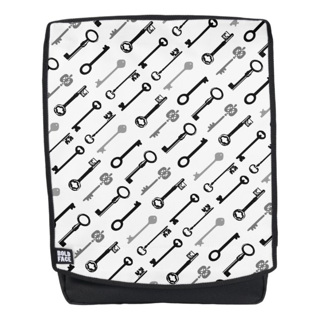 Mochila de la llave del esqueleto de vintage (Anverso)