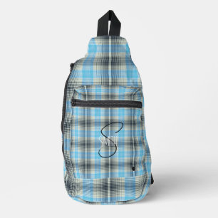 Mochila de la mochila con azul y negro HAMbyWG