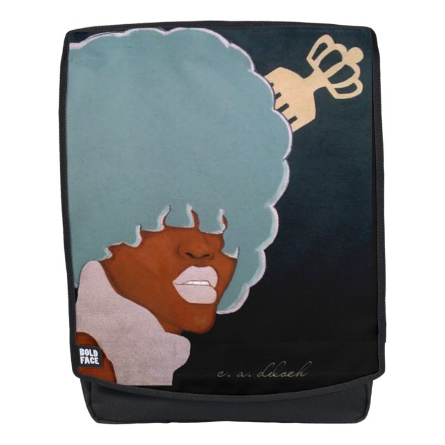 Mochila de la reina del Afro (Anverso)
