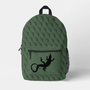 Mochila de lagarto Arte de reptil Bolsas escolares