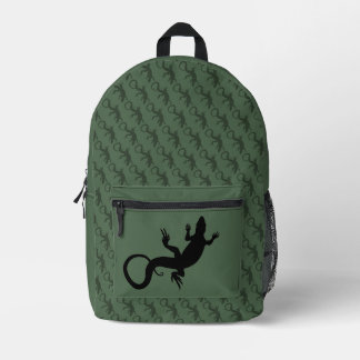 Mochila de lagarto Arte de reptil Bolsas escolares