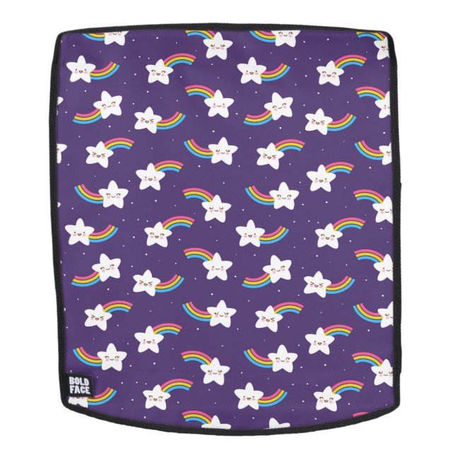 Mochila de las Estrellas Arcoiris #2 cara (Cara extraíble)