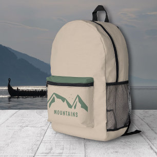 Mochila de las montañas verdes