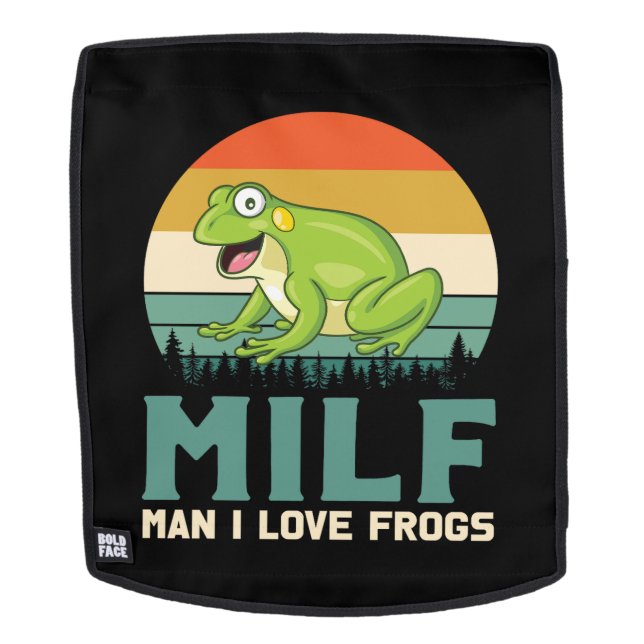 Mochila de las ranas de amor #3 cara (Cara extraíble)
