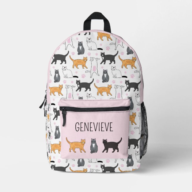 Mochila de los Chicas de gatos (Anverso)