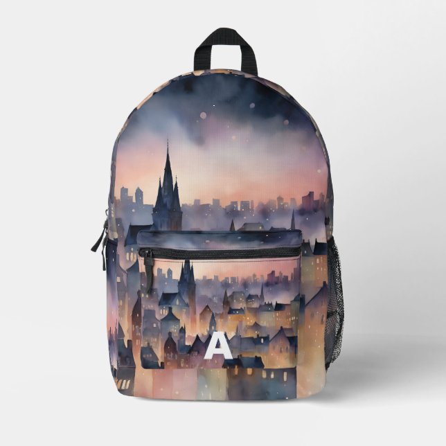 Mochila de luz de vuelo urbana monograma de person (Anverso)