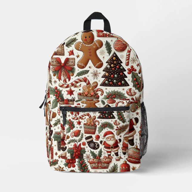 Mochila de Navidades de la fiesta de la oveja (Anverso)