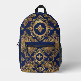 Mochila de oro azul de todo el mundo