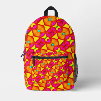 Mochila de patrón alegre