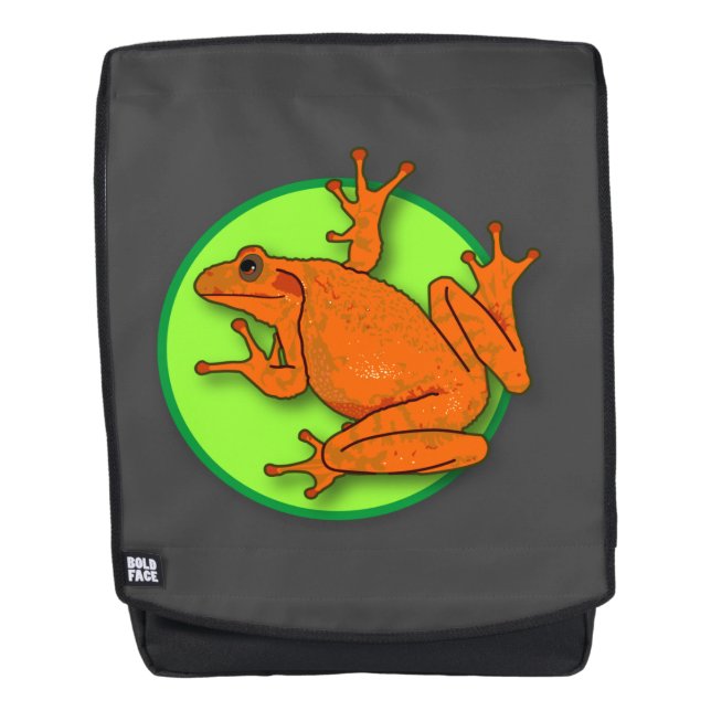 Mochila de rana Naranja (Anverso)