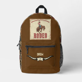 Mochila de Rodeo Personalizada para Niños con Dise