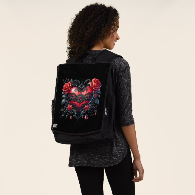 Mochila de San Valentín de Corazón Gótico #2 (Puesto)